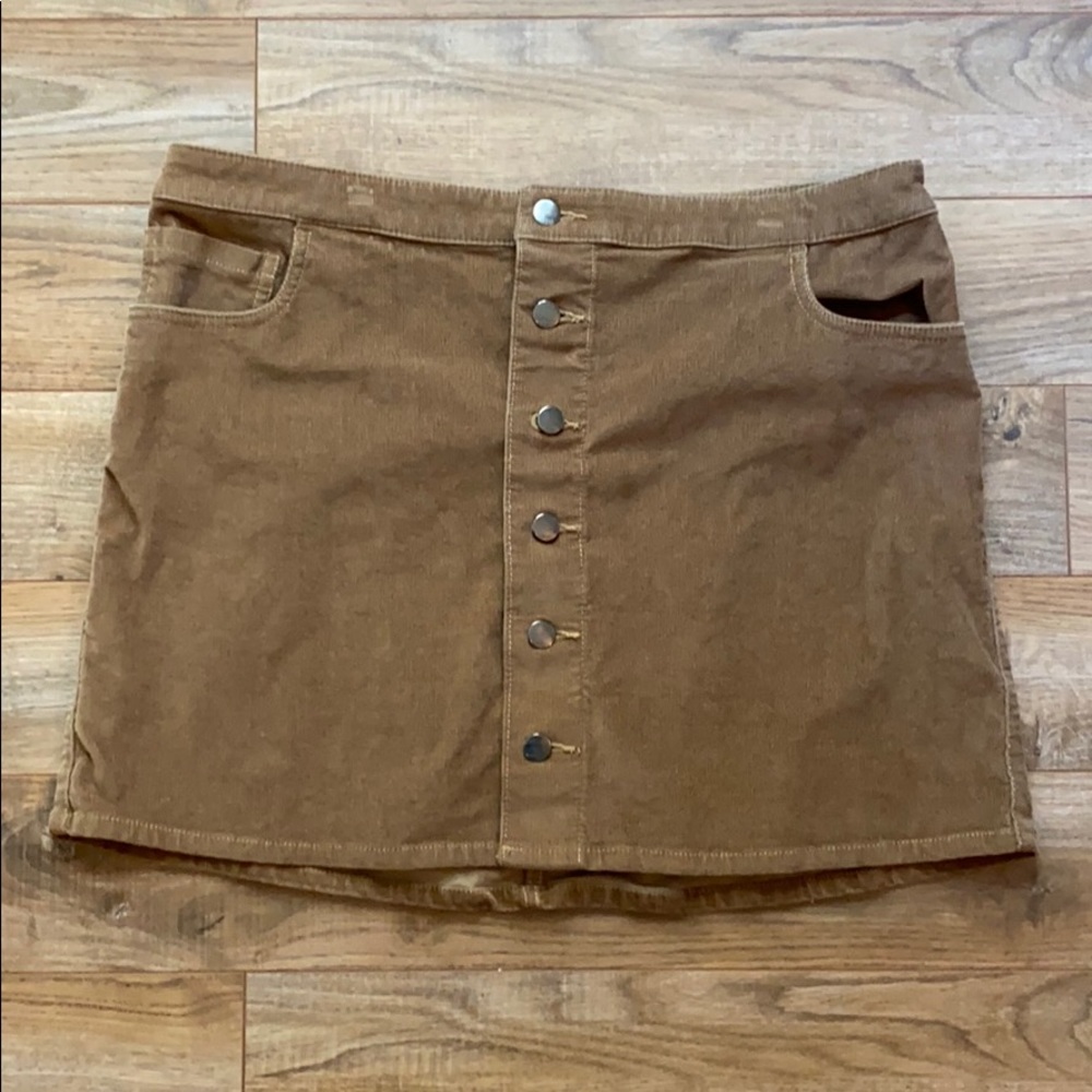 Express Brown Skirt